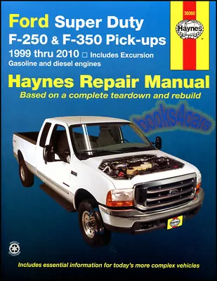 Ford F250 Shop Manual Service Repair Book Haynes Chilton Sd Diesel Power Stroke • $37.95