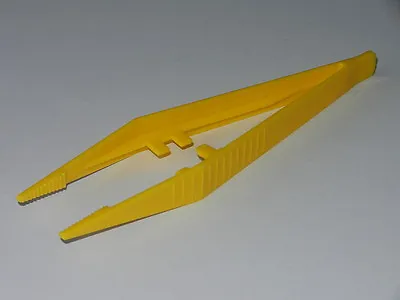 £21.50 • Buy Pk Of 100 - Plastic Tweezers 'Suregrip' Design - Yellow