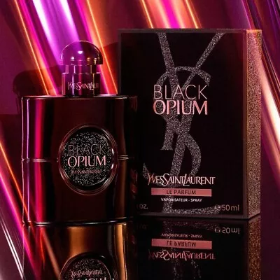 $110 • Buy Yves Saint Laurent BLACK OPIUM LE PARFUM Eau De Parfum 1.6oz/50ml NEW & SEALED