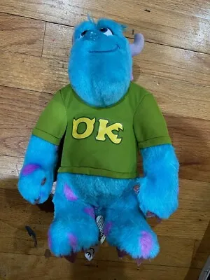 Disney Monsters University 11” Sully SULLIVAN Talking Stuffed Plush Toy Sulley • $10.23