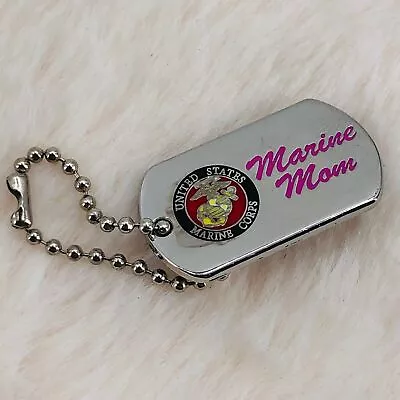 US Marines Marine Mom Dog Tag Style Lapel Pin • $5.27