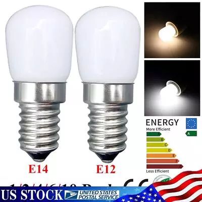 E14 E12 Refrigerator LED Light Bulb Corn Bulbs Dimmable Replace Halogen Light US • $6.83