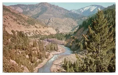 Vintage Feather River Canyon California Postcard Sierra Mtns Unposted Chrome • $4.65