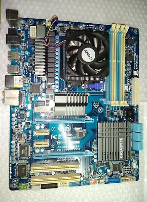 Gigabyte GA-970A-UD3 ATX Motherboard W/AMD FX4100 3.8Ghz Quad Core USA! • $69.99