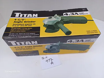 Titan 4-1/2   Angle Grinder NIB   $19.99 • $19.99