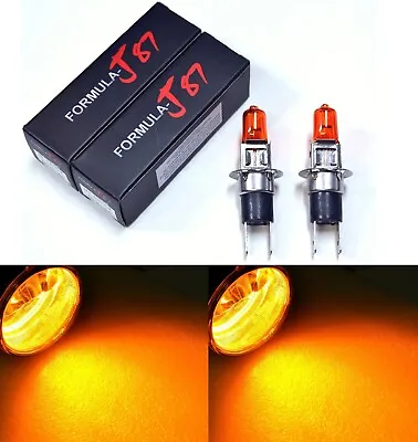 Halogen H3C 64146BC 55W Orange Amber Two Bulbs Fog Light Replacement OE Lamp JDM • $15.30