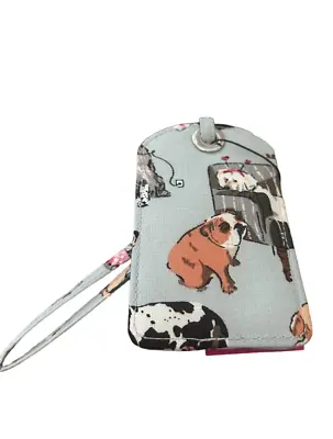 Vera Bradley DOG SHOW- Luggage ID Tag- Different Dog Breeds - Gray Black  Brown • $10.99