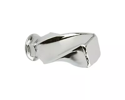 Vintage Lowrider Square Twisted Rear Nut Cover For 3/8  Axle  24TPI Chrome. • $13.49