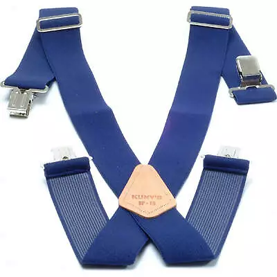 £24.95 • Buy Kunys Work Trousers Braces Navy Blue