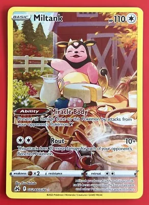 Pokemon Crown Zenith - MILTANK - GALARIAN GALLERY - GG24/GG70  • $0.99
