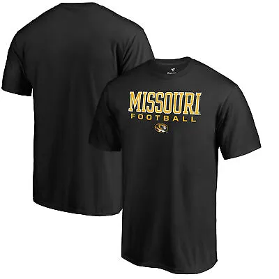 Men's Fanatics Branded Black Missouri Tigers True Sport Football T-Shirt • $29.99