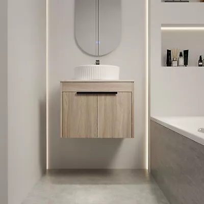 24 Wall Mounted Modern Design Float Bathroom Vanity With Ceramic Basin Set • $378.49