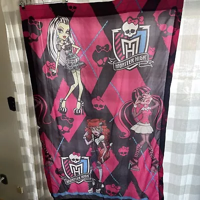 2 Monster High Dolls Room Darkening Drapery Panels Curtains ~ 40 X 63 Each • $37.95