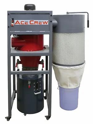 AceCrew Cyclone Dust Collector 1.5HP 120VAC 6  Inlet 2-Year Warranty AC-100 • $8999.99