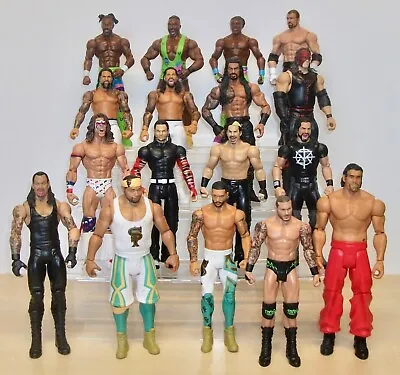 £19.99 • Buy Set Of 4 WWE Wrestling Figures Inc. Roman Reigns, Big E, Undertaker & The Usos
