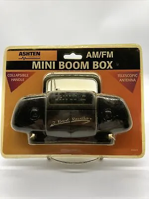 Ashton Products AM/FM Mini Boom Box New Small Desktop Battery/AC Powered Radio • $19.78