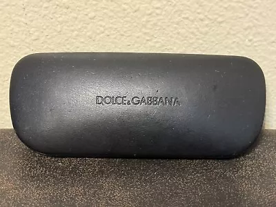 Dolce & Gabbana D&G Hard Clamshell Eyeglasses Sunglasses Case Felt Black - EUC • $9.99