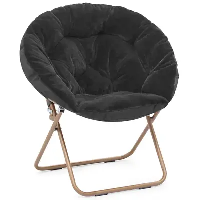 Foldable Saucer Moon Chair Portable Oversized Cozy Accent Chair Living Room • $78.87