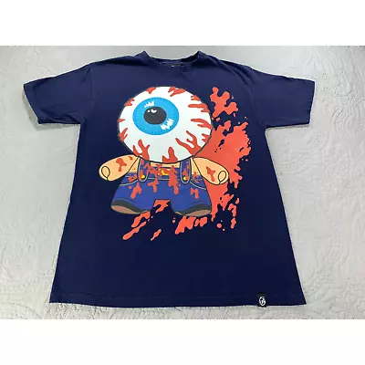 Kid Robot Shirt Bloody Eye Ball Mens Medium Blue Tee MNWKA Tee Mishka  • $39