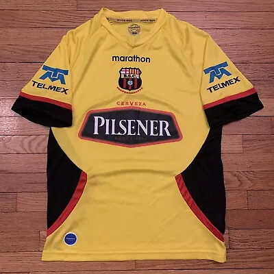 2010 MARATHON Barcelona Sporting Club Guayaquil Ecuador BSC Soccer Jersey Large • $49.99