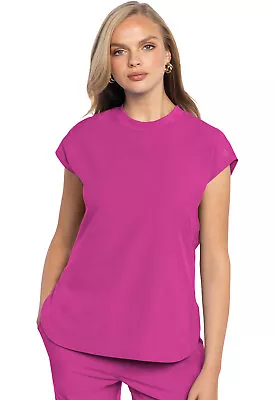 Med Couture Scrubs Women's Round Neck Tuckable Top MC703 UTMG Ultra Free Ship • $29.99