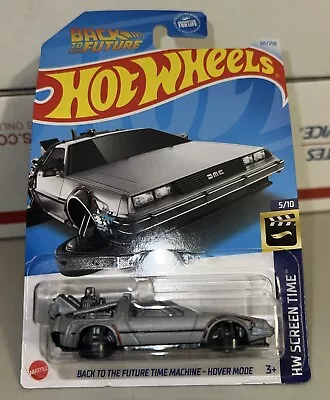 2024 Hot Wheels Back To The Future Time Machine - Hover Mode #60  HW Screen 5/10 • $3.25