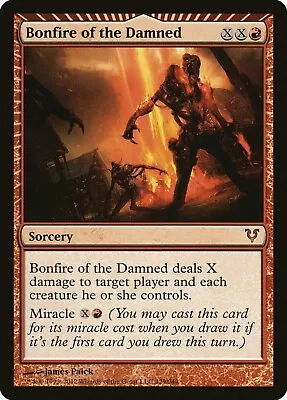 MTG - Bonfire Of The Damned (AVR) • $1.95