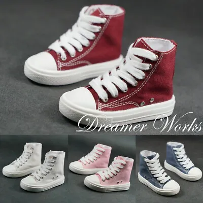 1/6 1/4 1/3 Uncle BJD Student Sneakers Classic High Top Canvas Shoes Multi-color • $28.33