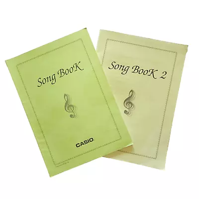 Casio Song Book 1 & 2 Piano Keyboard Sheet Music WK200 • $17