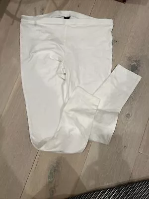 Hue Leggings Sz L White  • $11.89