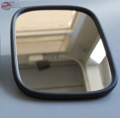 Custom Truck Black Rectangle Outside Exterior Side Door Mirror Head Chevy Ford • $23.28