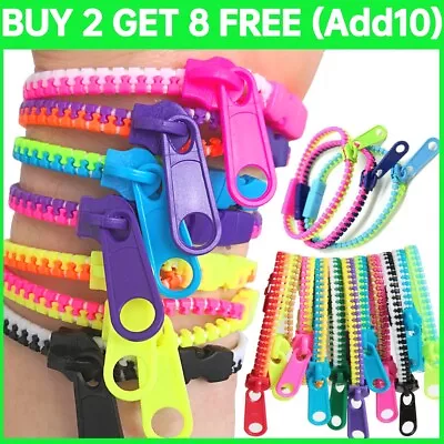 ADHD Sensory-Zipper Fidget Bracelet Zip Stim Toys Stress Anxiety Relief Autism • £2.44