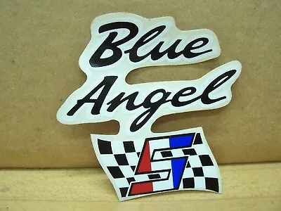 Vintage NOS Speedway Minibike Mini Bike Gas Tank Top Sticker Blue Angel • $15.99