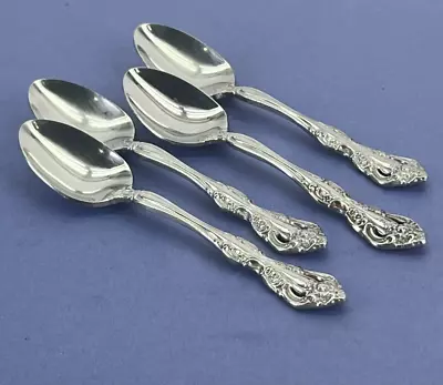 Set Of 4 Oneida Michelangelo Cube Stainless Heirloom Teaspoons Flatware 6  • $25