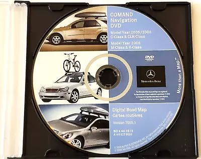 2005 - 2006 Mercedes Benz Command MCS Navigation GPS DVD USA & Canada Road Maps • $79