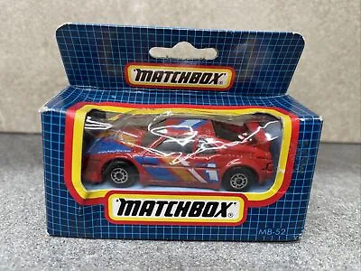 Vintage Matchbox Mb52 Bmw M1 Red Car Diecast Unopened • £14.95