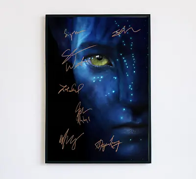 £5 • Buy Avatar (2009) Movie Full Cast Signed Autograph Poster Print A5 A4 