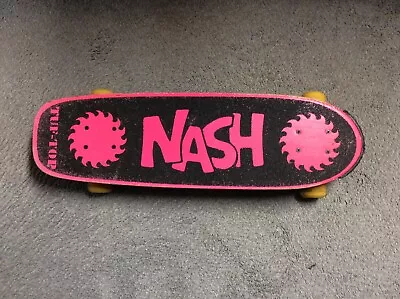 Vintage Nash Nightmare 27” Skateboard Horror JAWS Hot Pink 80S 211154 • $59.99