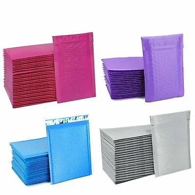 Any Size Poly Bubble Mailers Shipping Mailing Padded Bags Envelopes Color • $198.99