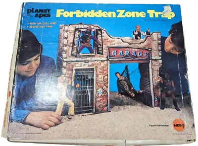 VTG 60s Mego Planet Of The Apes Forbidden Zone Trap Playset 1967 Box PARTS ONLY • $344.90