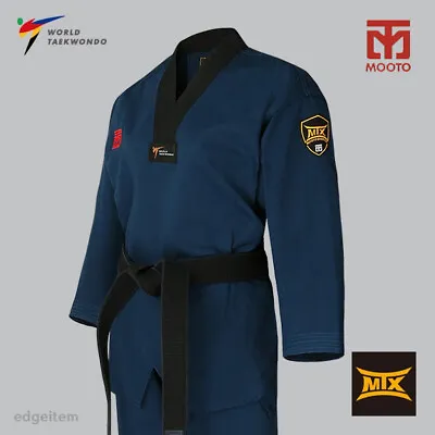 MOOTO MTX Midnight Blue Color Uniform WT Demonstration Team Dobok Performance • $68.50