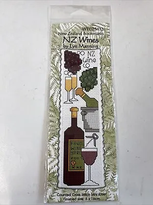 £7 • Buy DMC NZ Wines New Zealand Bookmarks Counted Cross Stitch Lyn Manning WTC25113 New