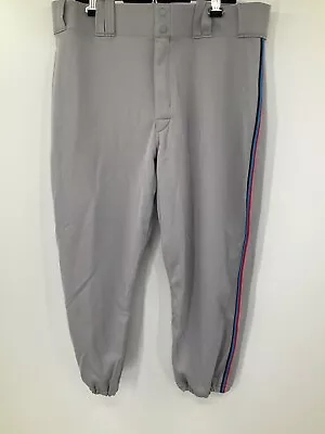 Miami Marlins Mlb Grey Majestic Game Used Pants 2019 Sz:38 • $55