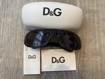 Dolce & Gabbana Sunglasses Vintage Rare Brown Used Y2K 8011 61 15 502/73 125 3n • $59.99