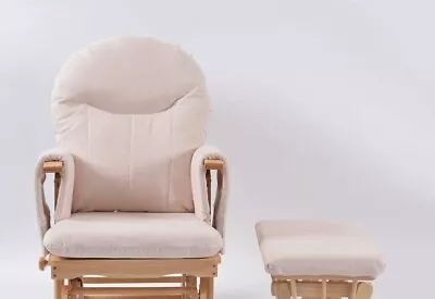 £90 • Buy Habebe Recliner Glider Nursing Chair + Stool REPLACEMENT CUSHION & COVERS