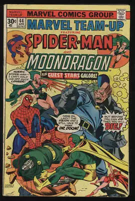 Marvel Team Up #44 Fine- 5.5 OW Pgs No MVS Spider-Man Moondragon Marvel • $15