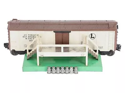 Lionel 3662 Vintage O Automatic Refrigerated Milk Car W/ Platform #36621 • $39.03