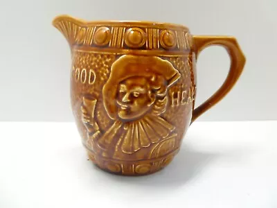 Vintage Falconware Cavalier Good Health Scotch Whiskey Water Jug Pottery • $39