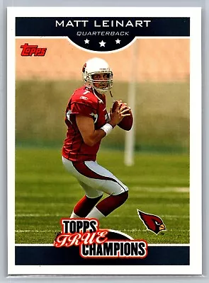 2006 Topps True Champions Matt Leinart Rookie RC #7 Arizona Cardinals • $1.58