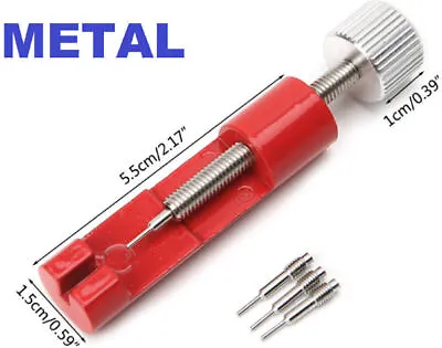 Metal Adjuster Watch Band Strap Bracelet Link Pins Remover Repair Tools Kit • $2.66